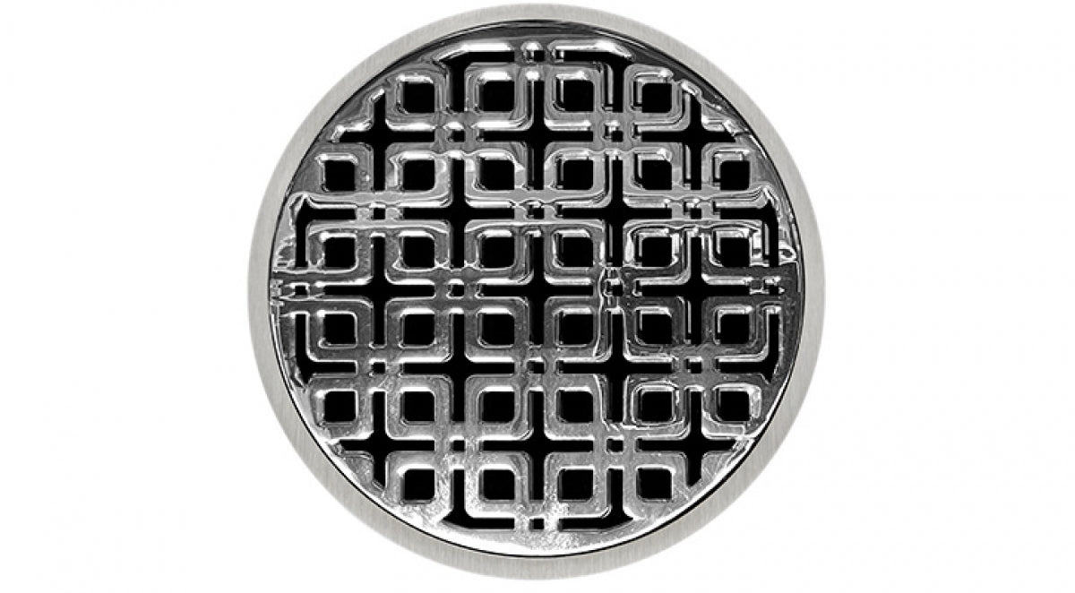 Infinity Drain - 5" Round Center Drain - RKD 5 Link Series Drain (Complete Kit)