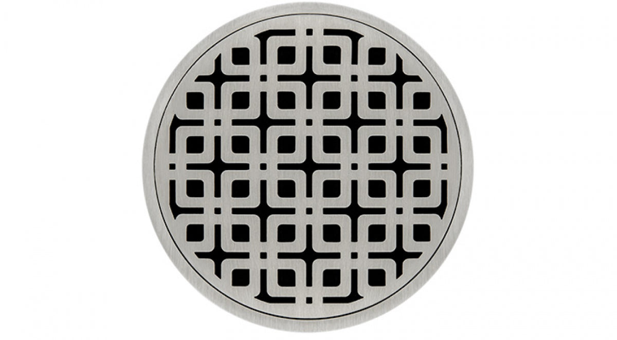 Infinity Drain - 5" Round Center Drain - RKD 5 Link Series Drain (Complete Kit)