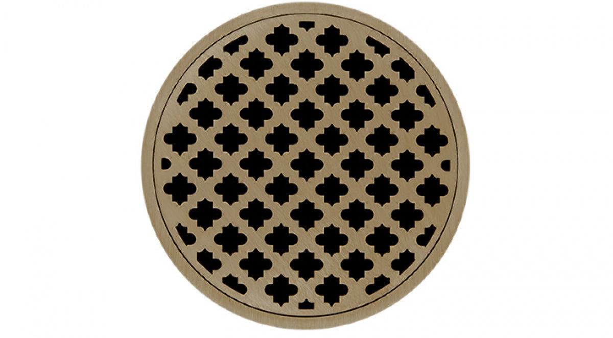 Infinity Drain - 5" Round Center Drain - RMD 5 Moor Series Drain (Complete Kit)