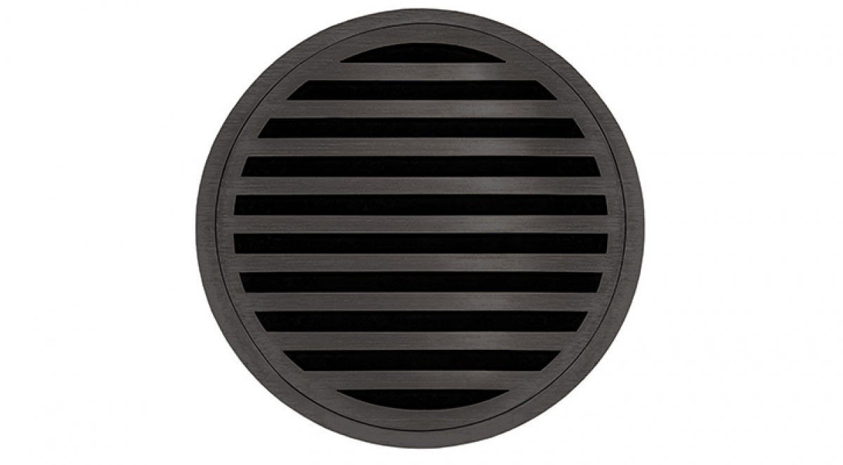 Infinity Drain - 5" Round Center Drain - RN 5 Lines Series Drain (Complete Kit)