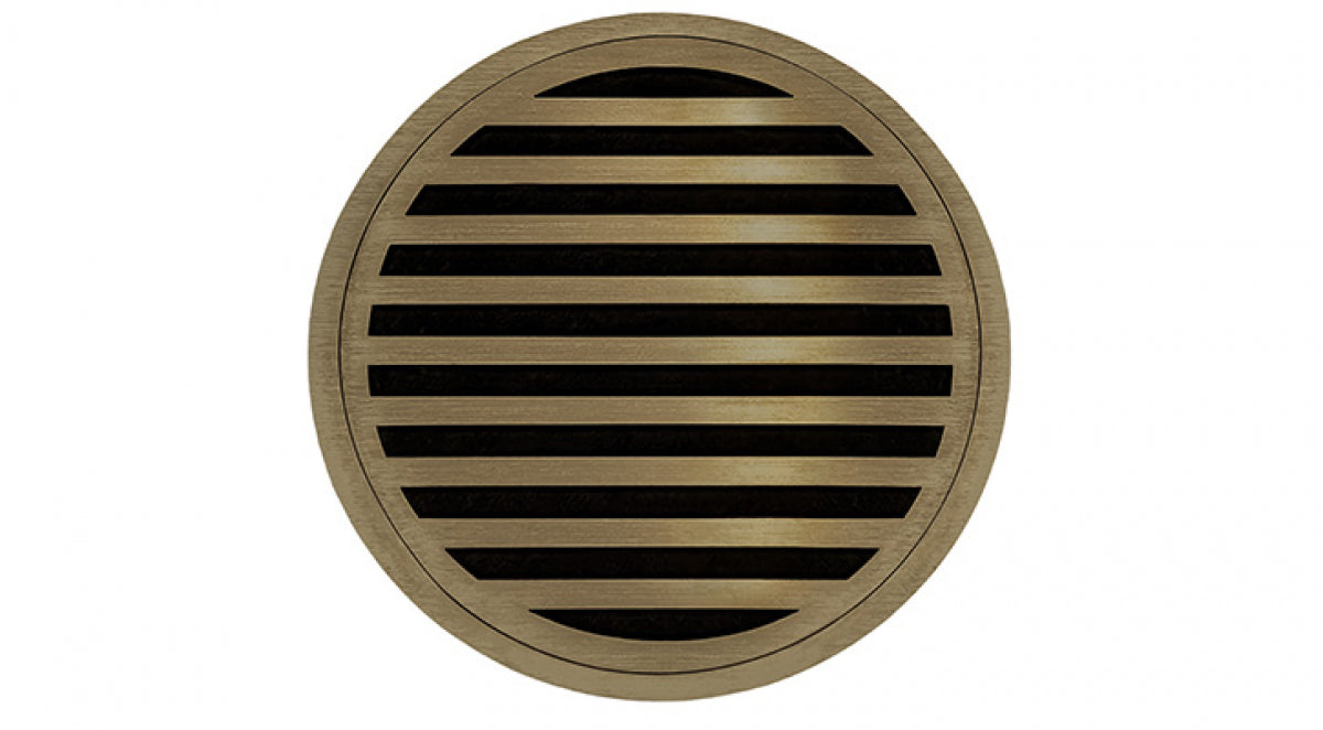 Infinity Drain - 5" Round Center Drain - RN 5 Lines Series Drain (Complete Kit)