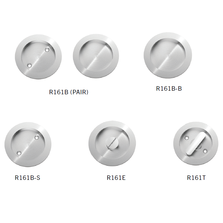 Accurate - Sliding & Pocket Door Sets - Tubular Set (Passage) For Pair of Doors