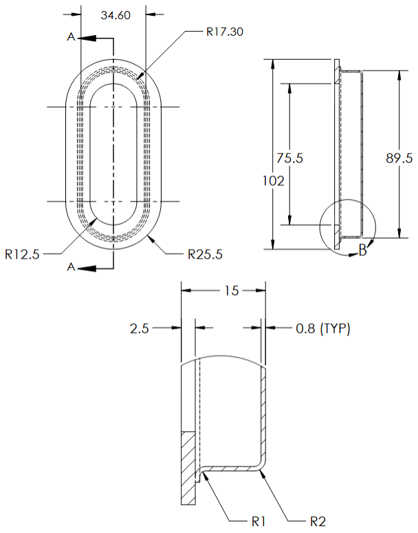 Linnea - Flush Pulls - RPO-102 Flush Pull