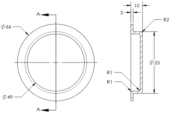 Linnea - Flush Pulls - RPR-66 Flush Pull