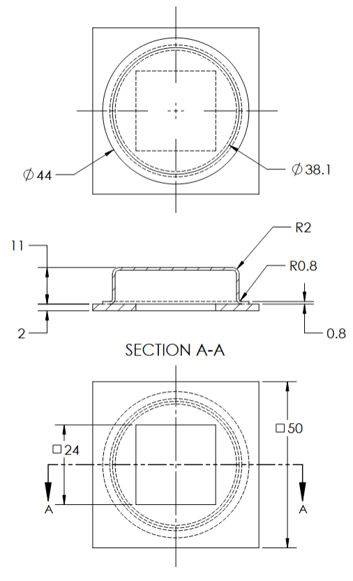 Linnea - Flush Pulls - RPS-50 Flush Pull