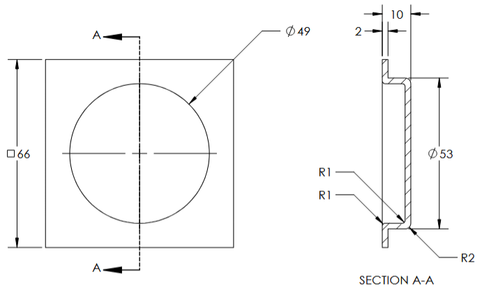 Linnea - Flush Pulls - RPS-66 Flush Pull