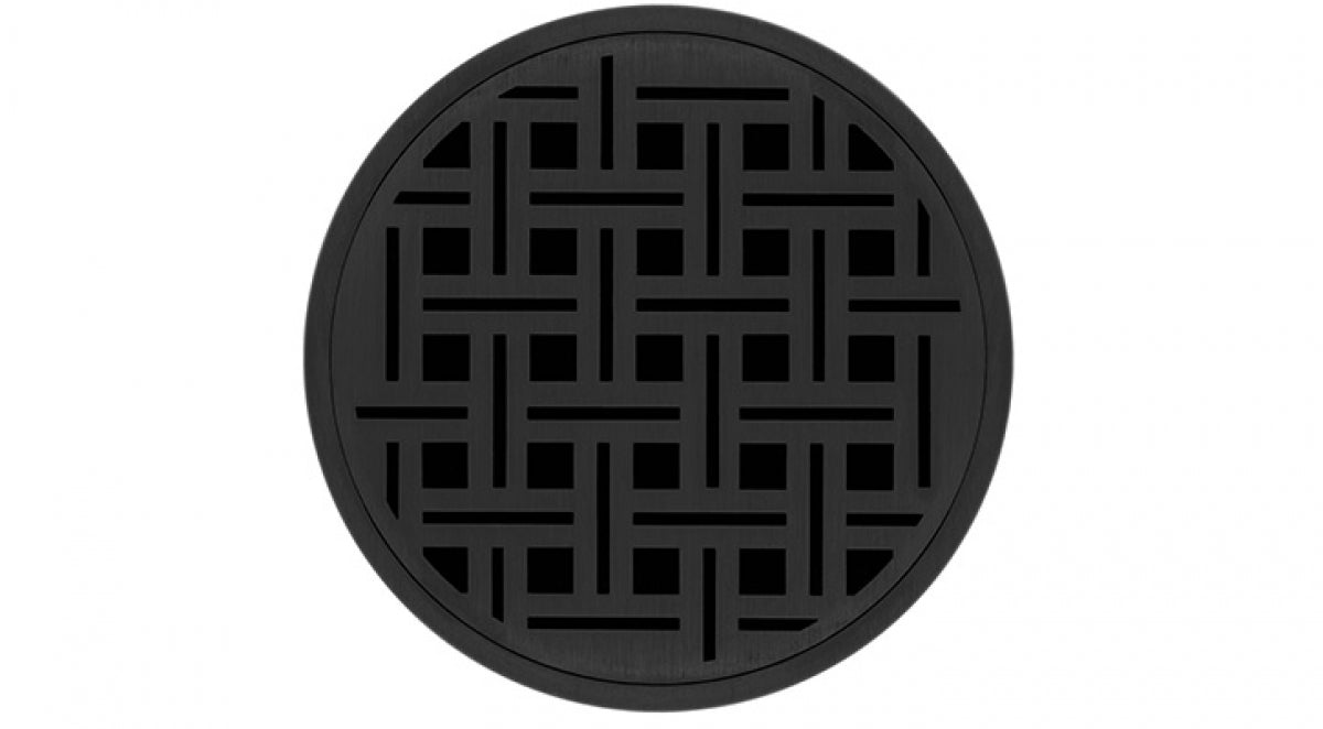 Infinity Drain - 5" Round Center Drain - RVD 5 Weave Series Drain (Complete Kit)