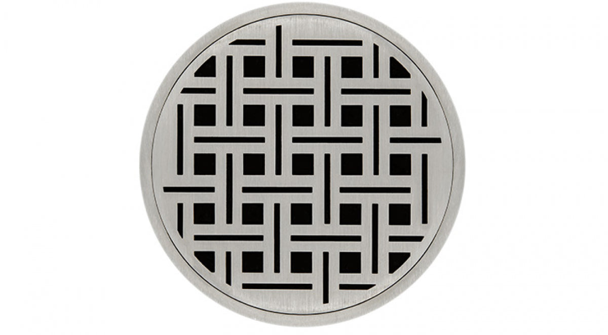 Infinity Drain - 5" Round Center Drain - RVD 5 High Flow Weave Series Drain (Complete Kit)