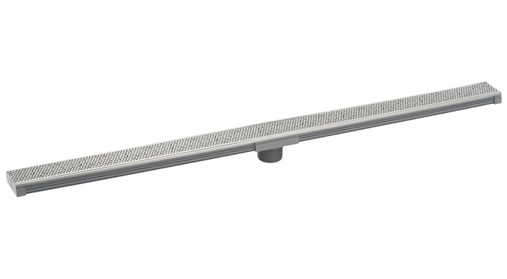Infinity Drain - Site Sizable PVC Channel - S-LGR 65 Adhesion Linear Drain