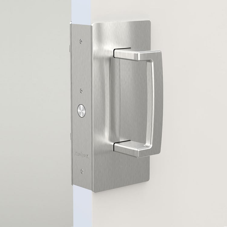 Cavity Sliders - CaviLock CL400 ADA - Passage Magnetic Pocket Door Pull Handle