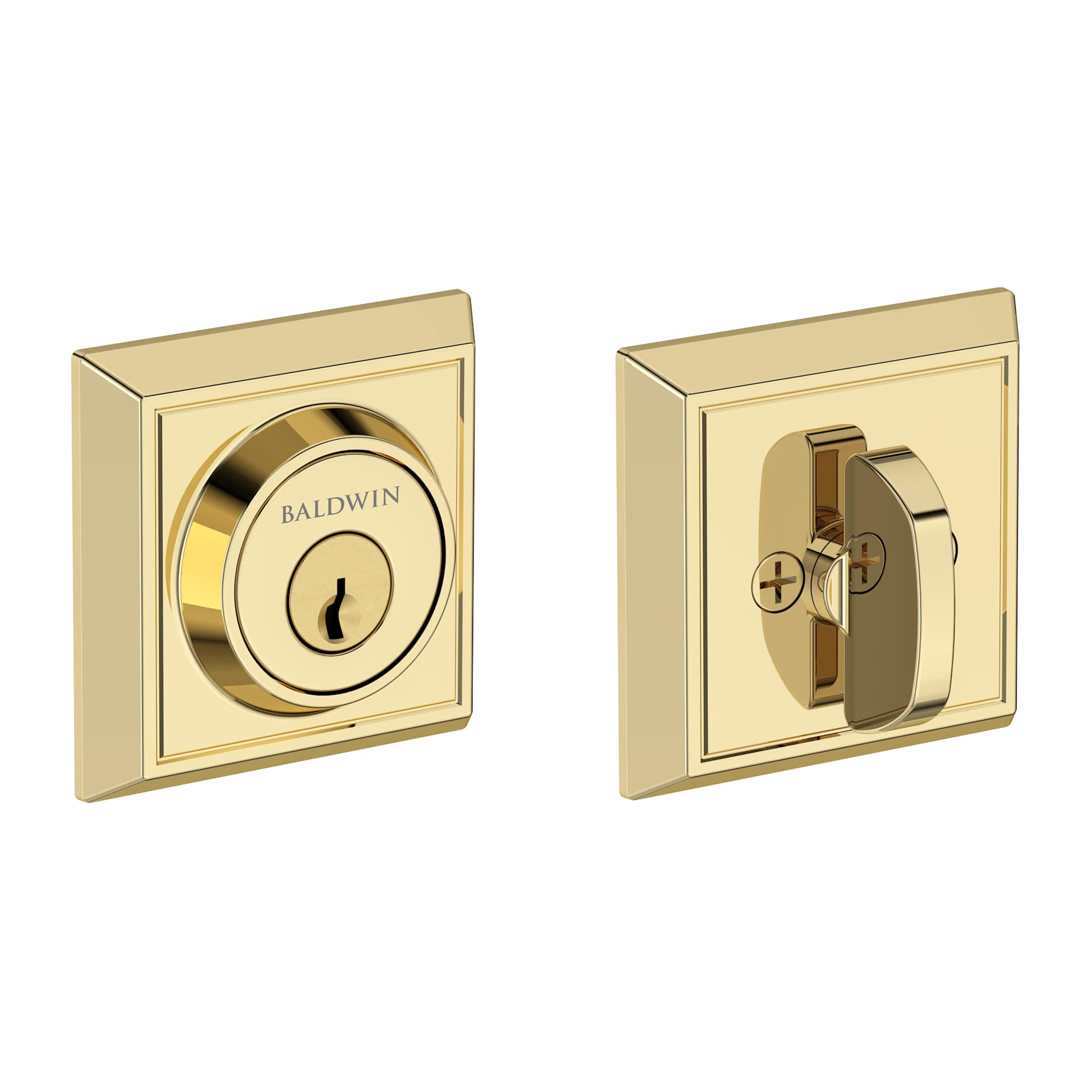 Baldwin - Reserve Collection - Deadbolts - Chamfered Square Deadbolt