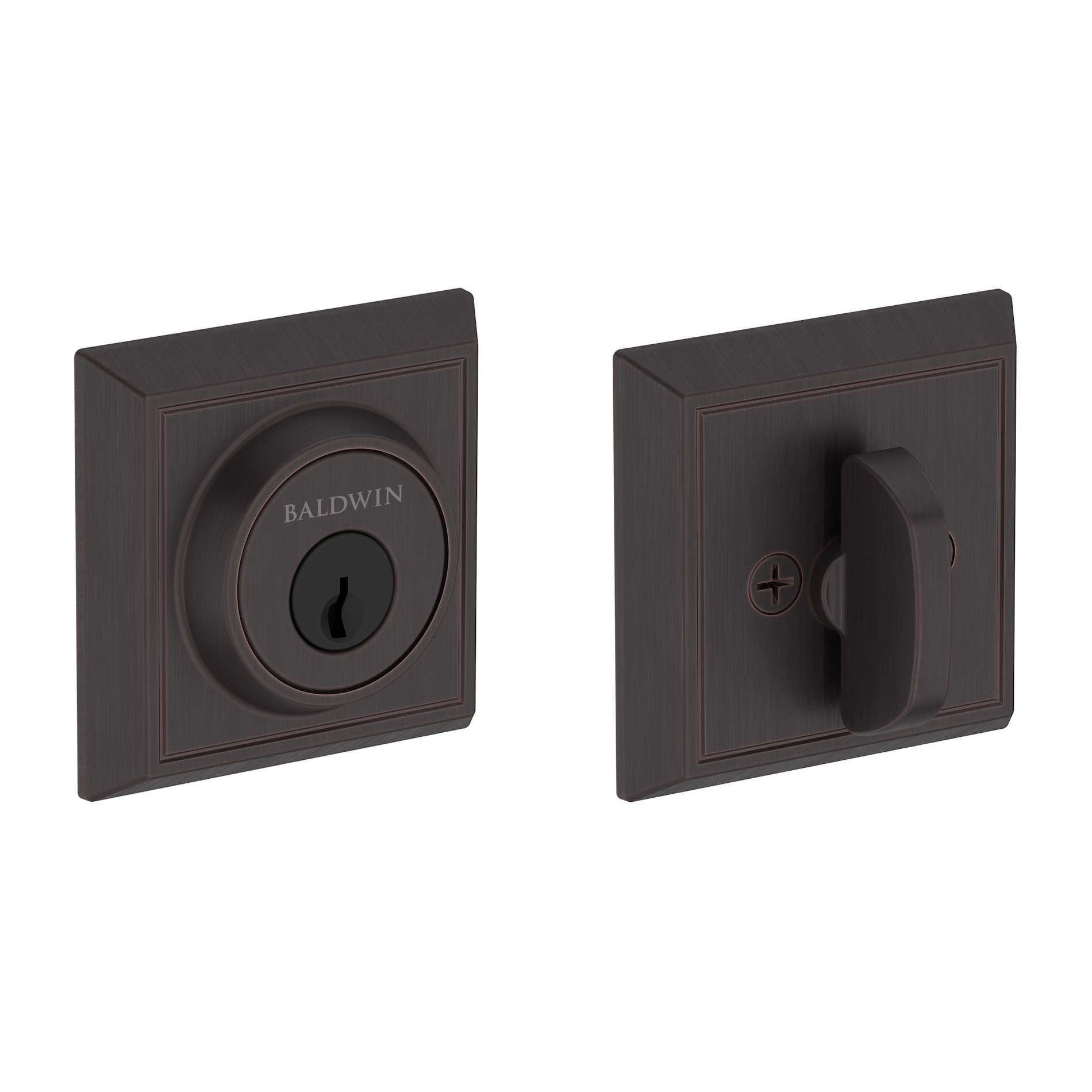 Baldwin - Reserve Collection - Deadbolts - Chamfered Square Deadbolt