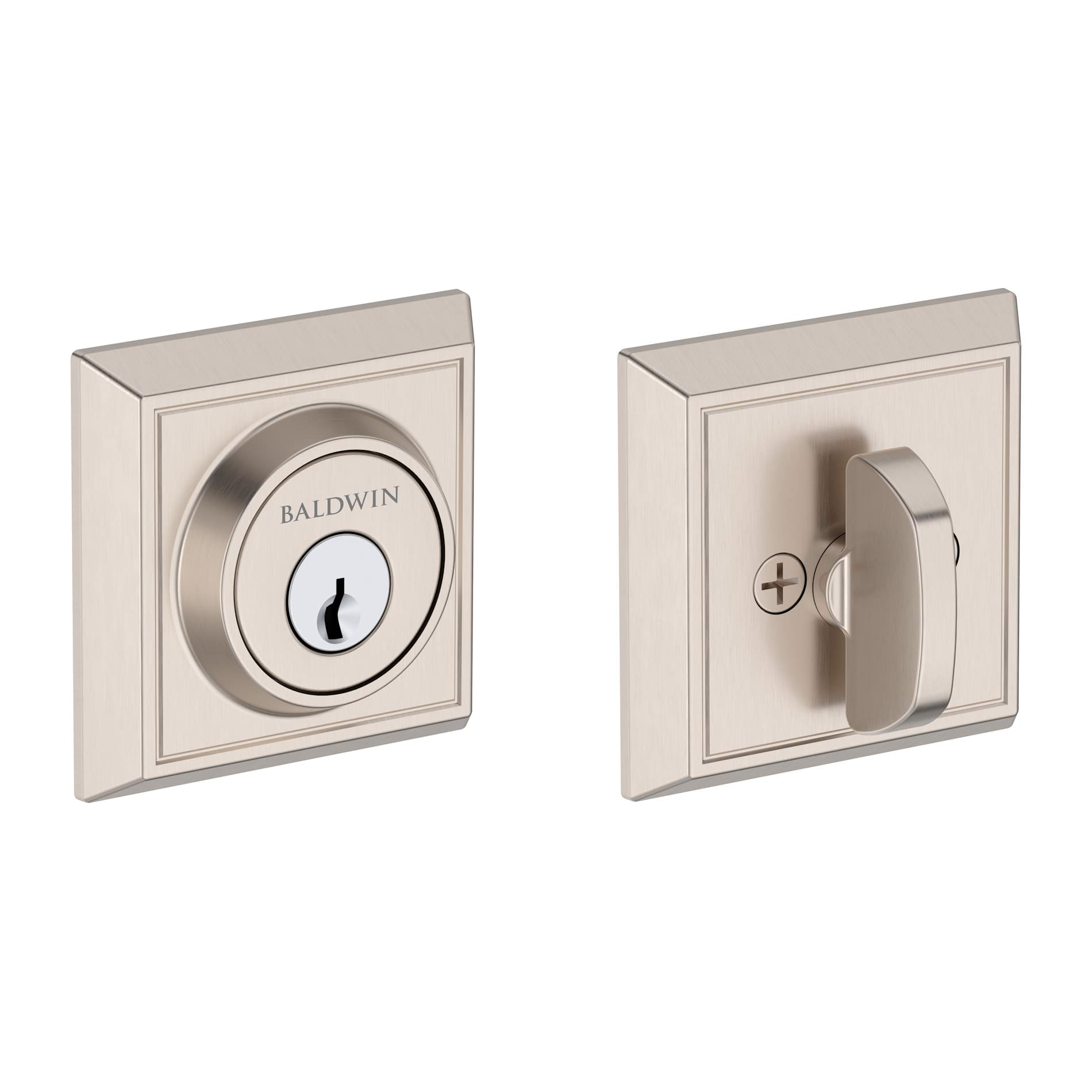 Baldwin - Reserve Collection - Deadbolts - Chamfered Square Deadbolt