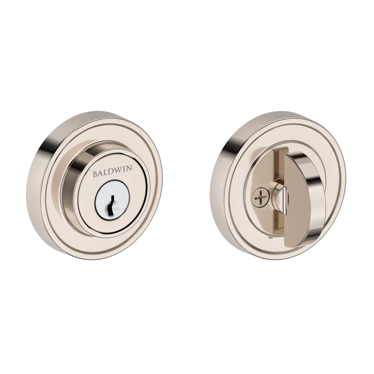 Baldwin - Reserve Collection - Deadbolts - Recessed Round Deadbolt