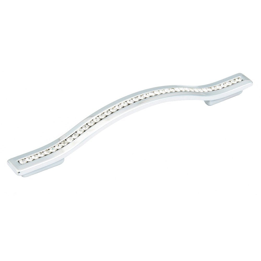 Schaub and Company - Skyevale Collection - Crystal Arched Cabinet Pull