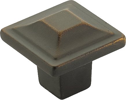Schaub and Company - Menlo Park Collection - Square Cabinet Knob