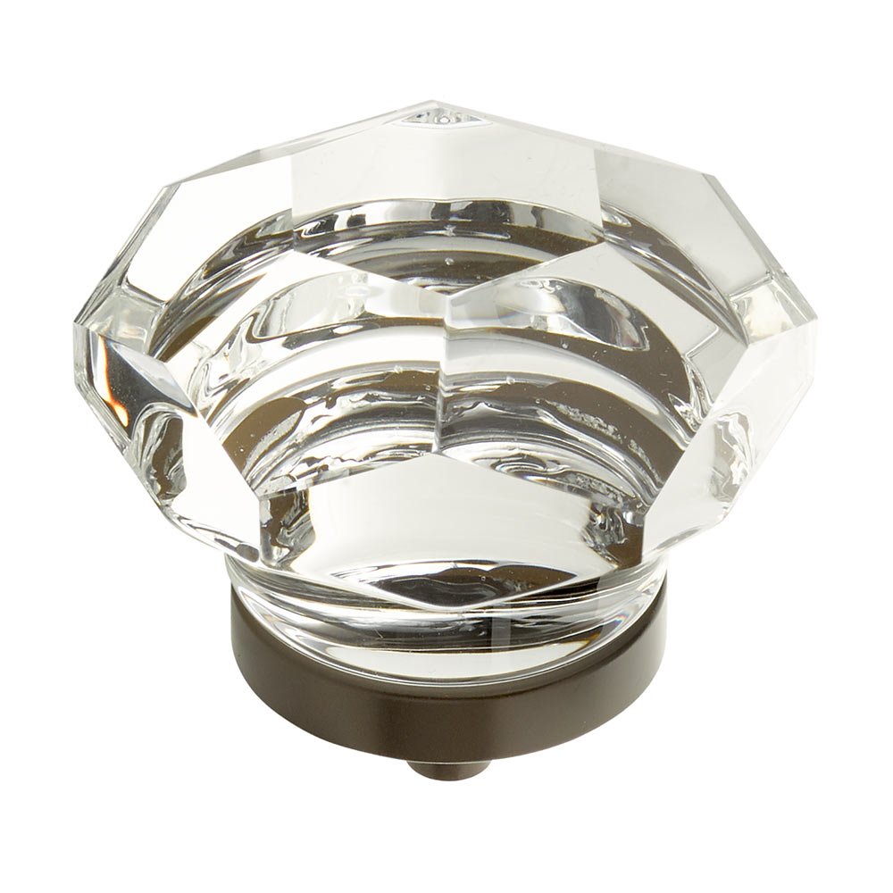 Schaub and Company - City Lights Collection - Faceted Dome Glass Cabinet Knobs