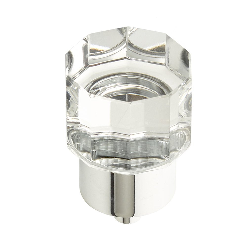 Schaub and Company - City Lights Collection - Round Mulit-Sided Glass Knobs