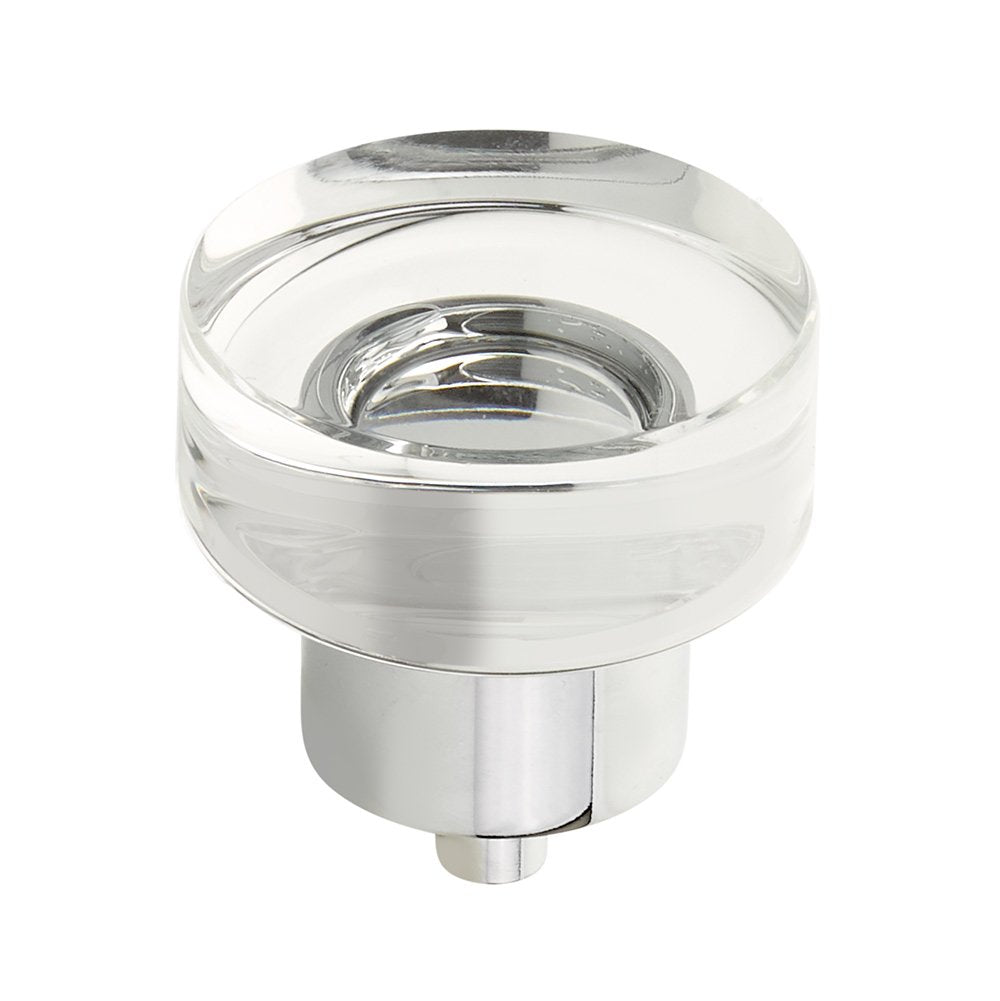 Schaub and Company - City Lights Collection - Round Disc Glass Knob