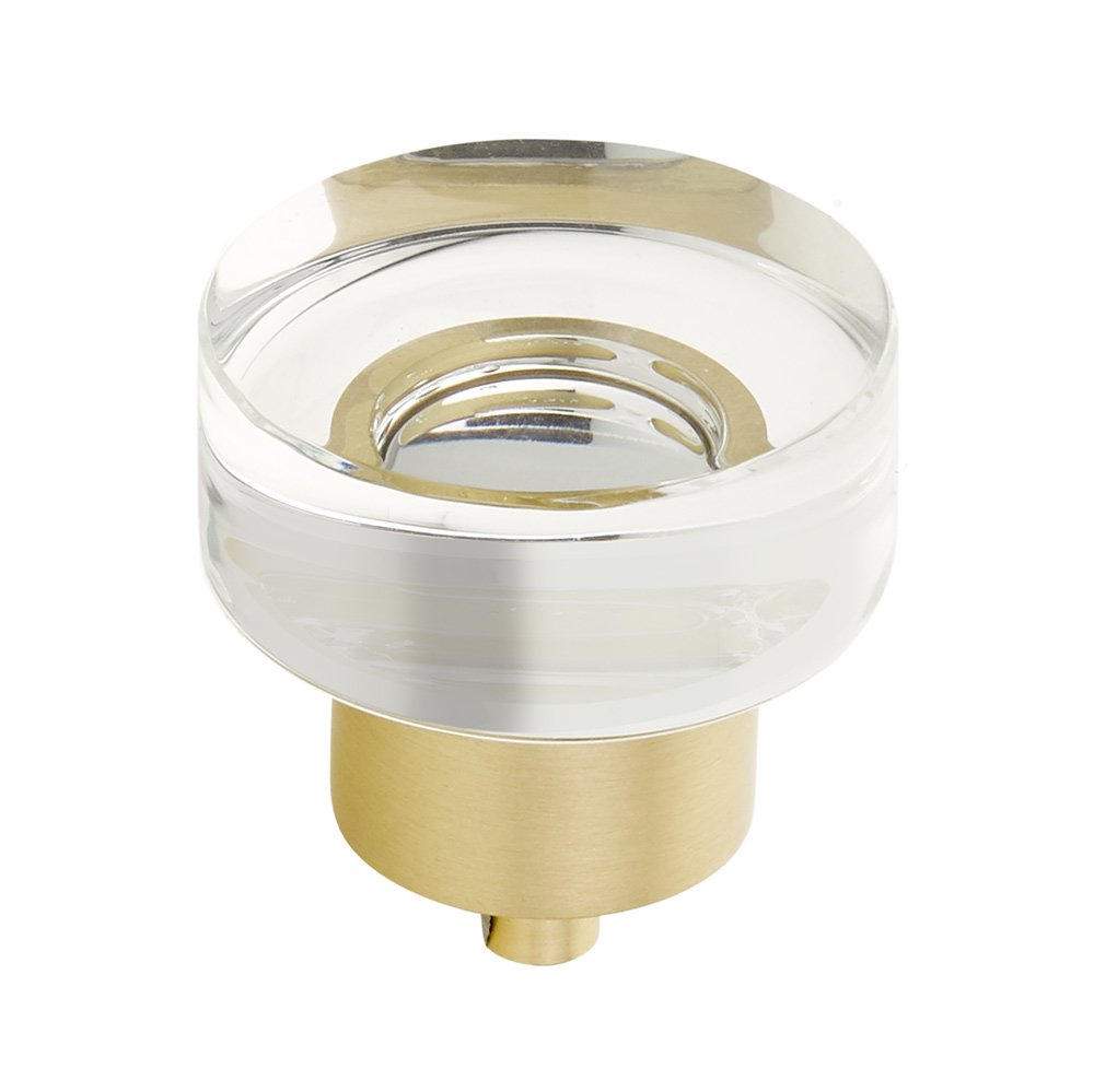 Schaub and Company - City Lights Collection - Round Disc Glass Knob