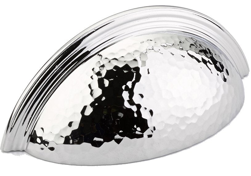 Schaub and Company - Atherton Collection - Hammered Plain Edge Cup Pull