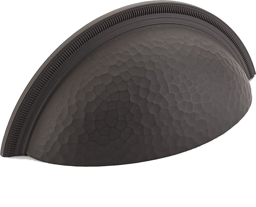 Schaub and Company - Atherton Collection - Hammered Knurled Edge Cup Pull