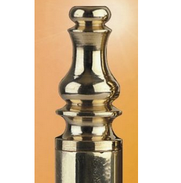 Omnia - Finial - Solid Brass Decorative Hinge Finial (Pair)