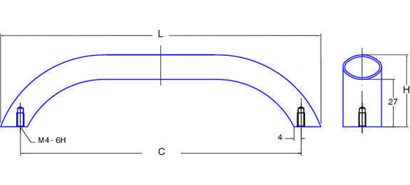 Sugatsune 82 Series Stainless Steel Handle Pull
