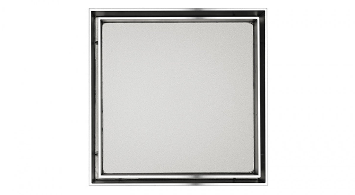 Infinity Drain - 5" x 5" Square Center Drain - TD 15 Tile Series Drain (Complete Kit)