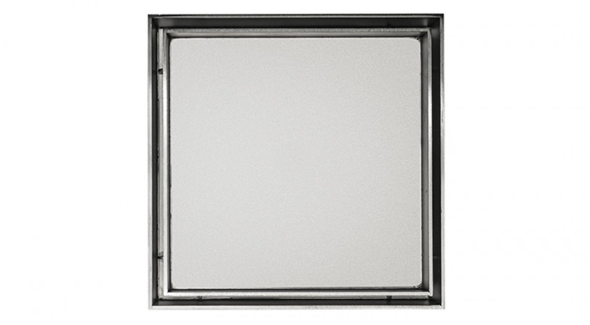 Infinity Drain - 5" x 5" Square Center Drain - TD 15 Tile Series Drain (Complete Kit)