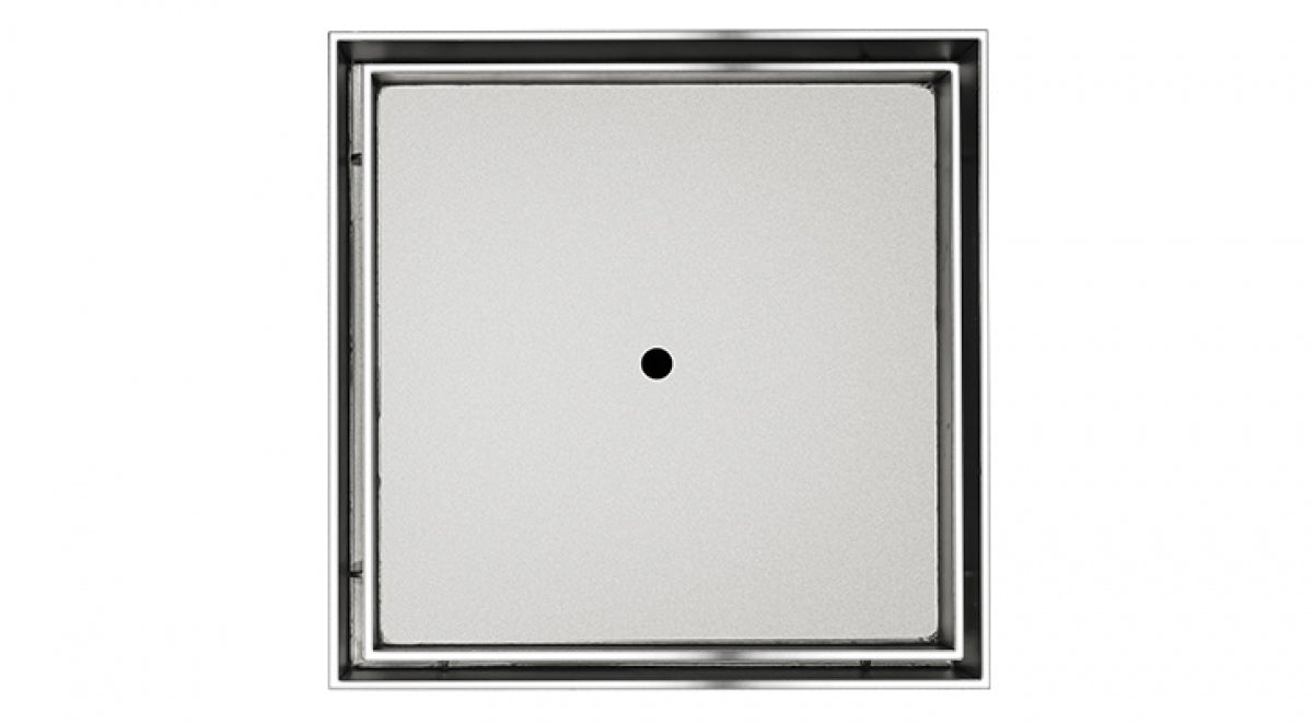 Infinity Drain - 5" x 5" Square Center Drain - TD 5 Tile Series Drain (Complete Kit)