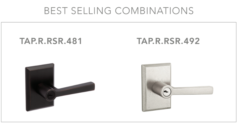 Baldwin - Reserve Collection - Keyed Levers - Taper Door Lever (Entry)