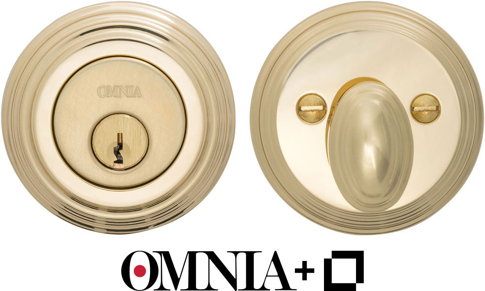 Omnia Traditional Keyless Auxiliary Deadbolt Kit powered by Level