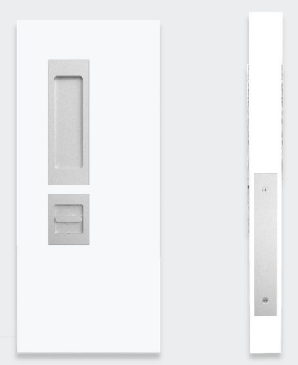 Accurate - Vertical Rod Sets - 9500VR Flush Pull Trim Concealed Fastener (Privacy ER)