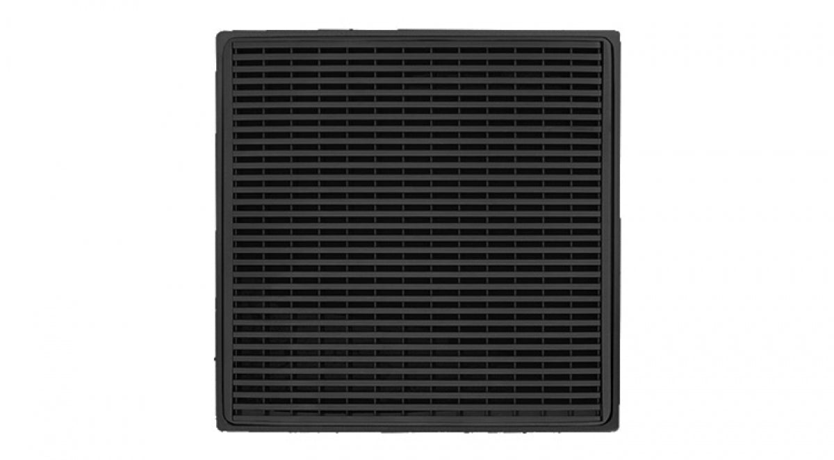 Infinity Drain - 4" x 4" Square Center Drain - WD 4 Wedge Wire Series Drain (Complete Kit)