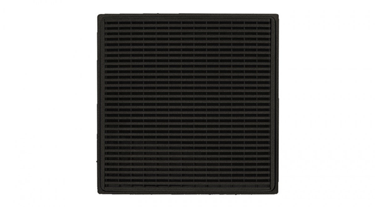 Infinity Drain - 4" x 4" Square Center Drain - WD 4 Wedge Wire Series Drain (Complete Kit)