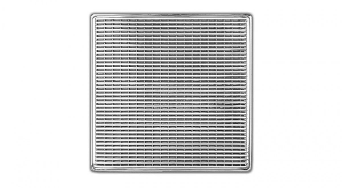 Infinity Drain - 5" x 5" Square Center Drain - WD 5 High Flow Wedge Wire Series Drain (Complete Kit)