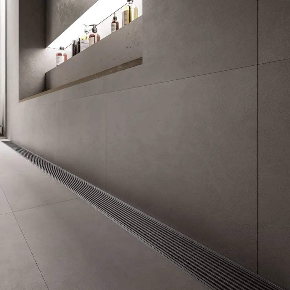QM Drain Lagos WedgeWire Adjustable Linear Shower Drain