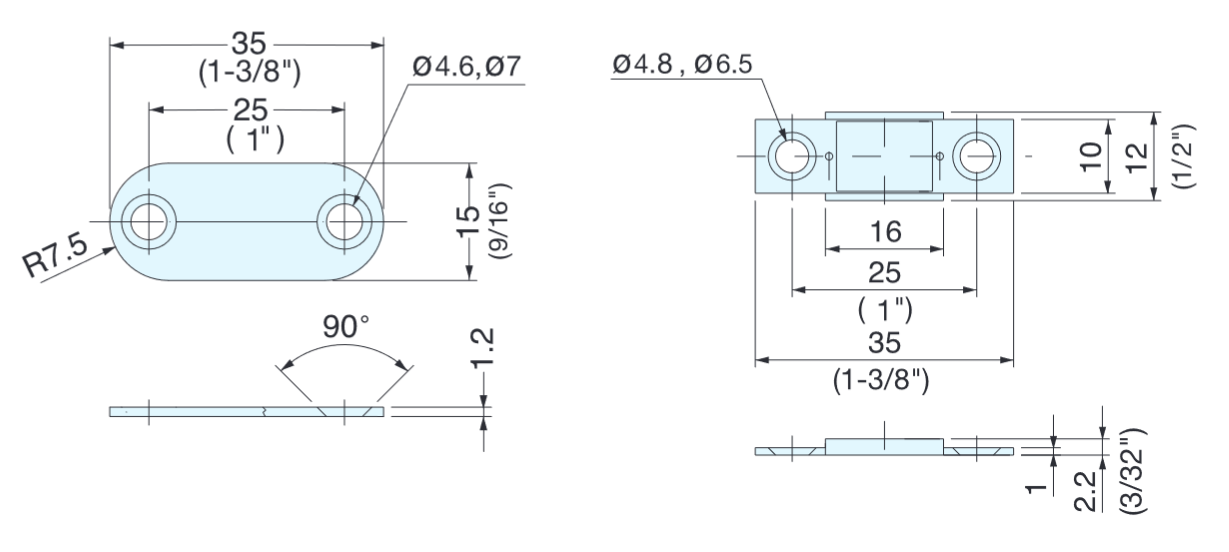Sugatsune MC-YN001P Ultra Thin Magnetic Catch