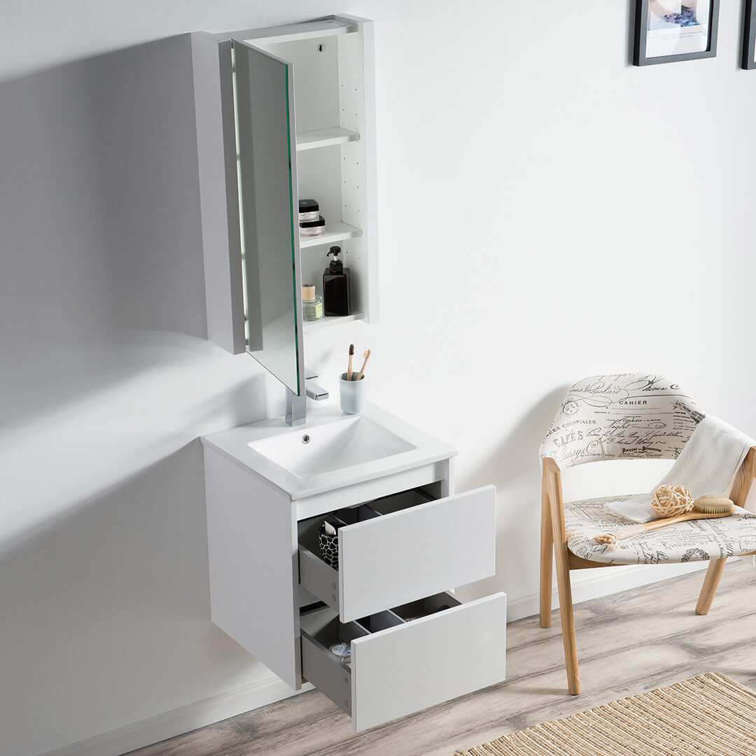 Blossom Wall Mount 20 Inch Valencia Vanity (Wasbasin NOT included)