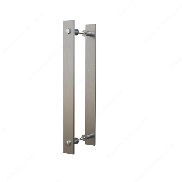 Flat Bar Door Handle - Back to Back