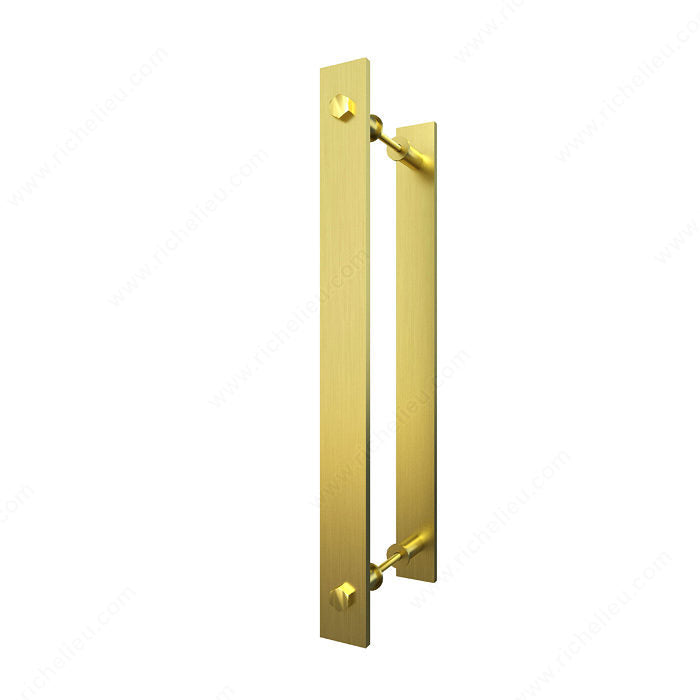 Flat Bar Door Handle - Back to Back