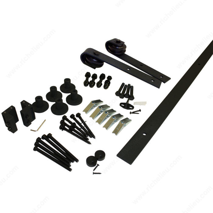 Barn Door RUSTIC Decorative Sliding Hardware Kit