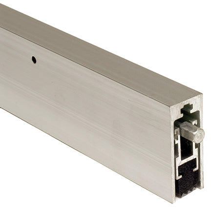 NGP Anodized Aluminum Heavy Duty Surface, Automatic Door Bottom with Neoprene Seal
