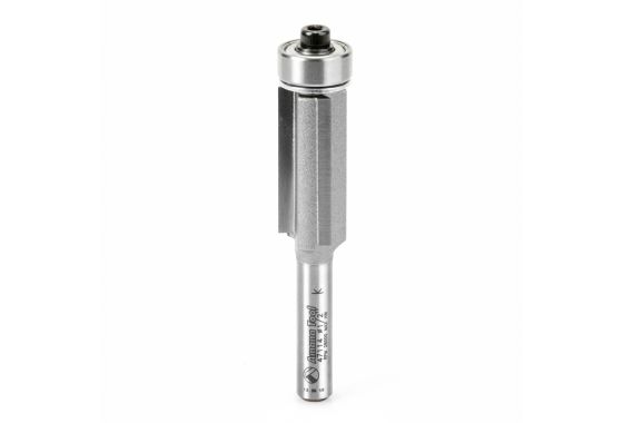 Amana Tool 47114 Carbide Tipped Flush Trim w/ Lower Ball Bearing 3-Flute
