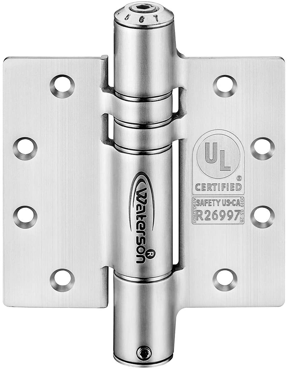 Waterson Heavy Duty Commercial Fully Adjustable Self-Closing Door Hinge 3-Pack 4.5" x 4.5" – K51M-450 (SA,SA,SA1)