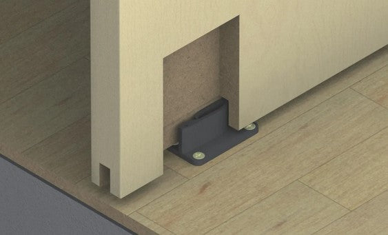 Hafele  Floor Guide Black For Hawa Series