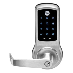 Yale nexTouch AUNT-620-NR-626-A Satin Chrome Commercial Garde 1 nexTouch Keypad Lever