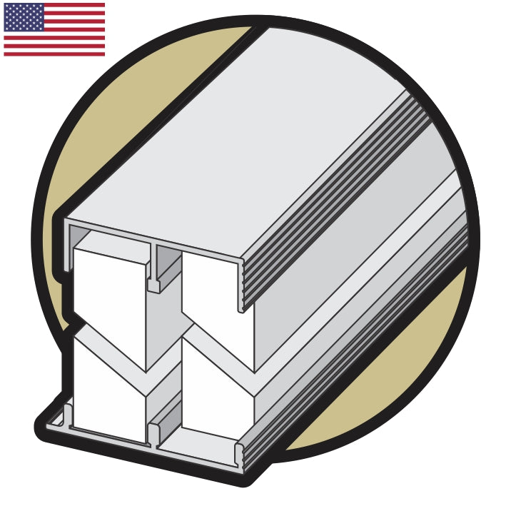 Epco Sliding Door Track Assembly No.11 For 3/4" Doors