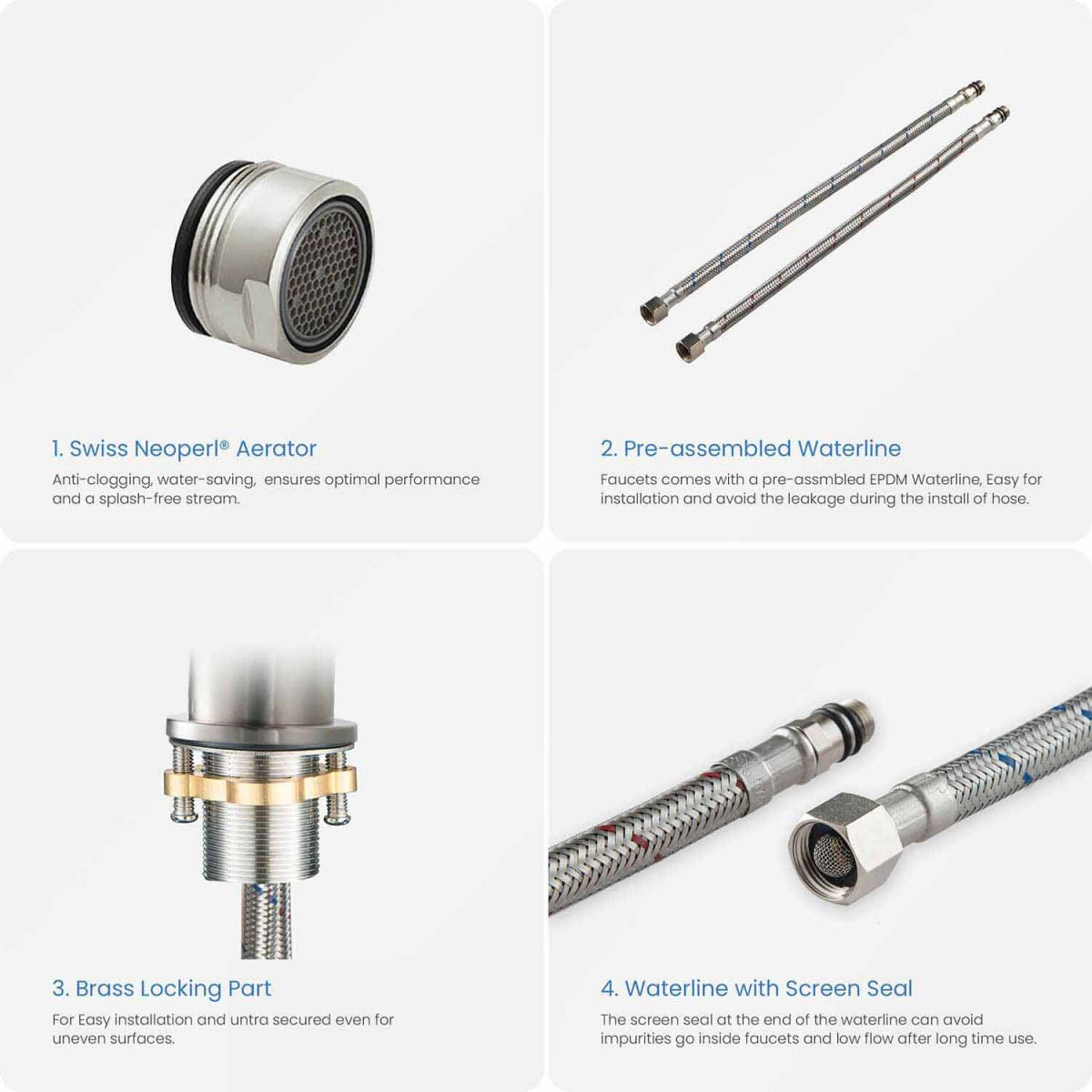 KIBI Tender Single Handle Bathroom Faucet - KBF1019